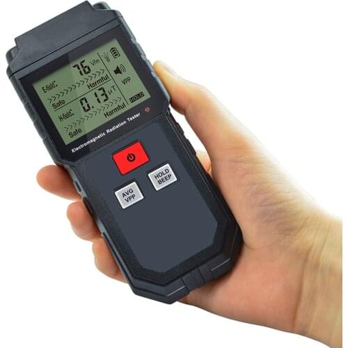 ET825 Digital LCD EMF Meter Electromagnetic Radiation Tester Electric Field Magnetic Field Dosimeter Detector