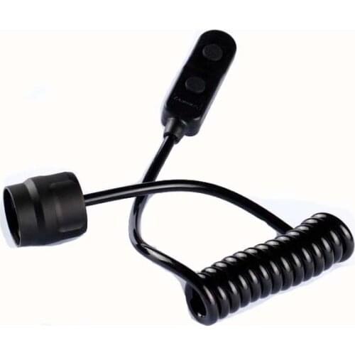 Jiguoor Tail Cap Remote Pressure Contrl Switch Flashlight Rat Tail Switch For C8 Q5/R5/T6 LED Torch