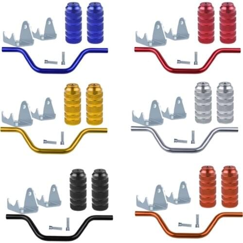 2021 New Motorcycle Aluminum Motorbike Rear Footrests Non-slip Foot Rest Pegs Pedals Scooter Foot Pedals Replacement