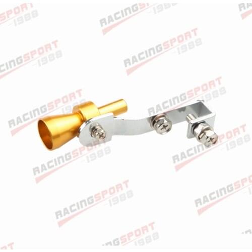 New Universal S Turbo Sound Exhaust Whistle/Fake Blowoff BOV Simulator Golden