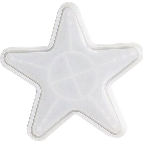 Stars Shape Tray Epoxy Resin Mold Serving Board Plate Silicone Mould DIY Crafts Ornaments Home Decorations Casting Tools