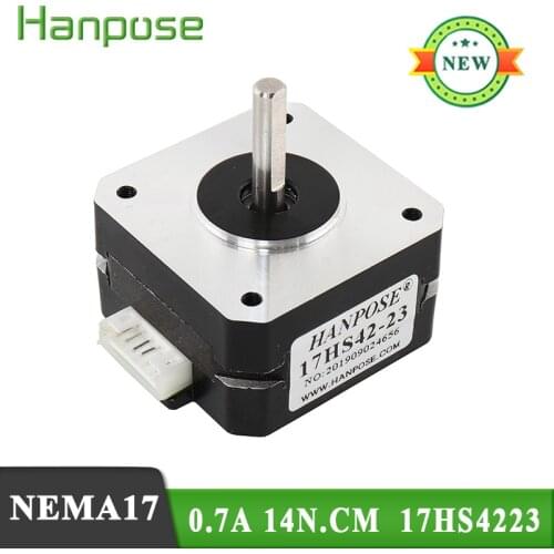 3pcs Nema17 Stepper Motor 17HS4223 4-lead 0.7A 14N.CM 23mm 42 Small motor For 3D Printer Monitor Equipment