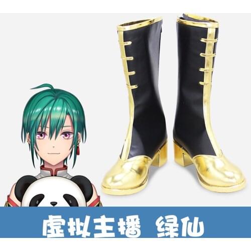 Vtuber Youtuber Hololive Cosplay Ryushen shoes for Halloween Fancy Stage Performance Props Anime Adult COS Christmas Gift