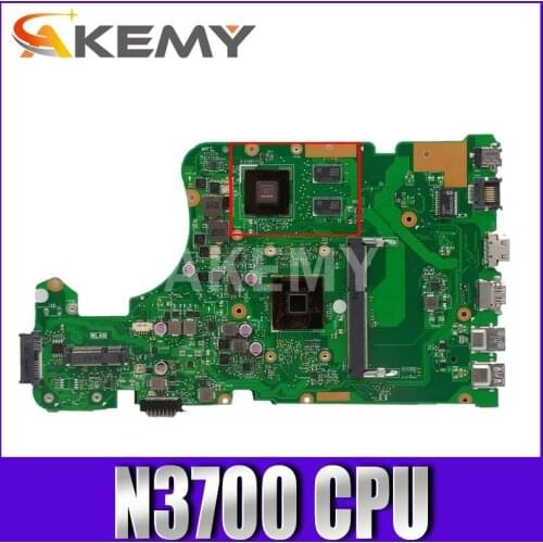 X555S for ASUS X555SJ K555SJ K555S laptop motherboard X555S mainboard test OK N3700 cpu 4Cores