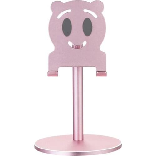 1pcs Cute Animal Adjustable Desk Phone Holder Mobile Phone Stand Support For Universal Phone Tablet Desktop Ornament Bracket