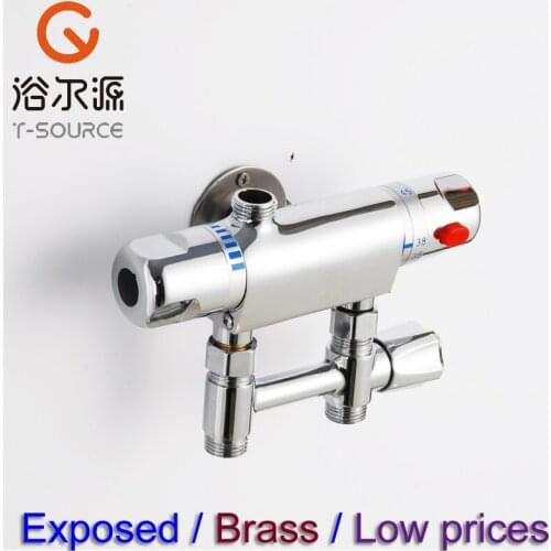 Free Shipping Auto-Control Cold and Hot Water Taps Bathroom Faucet Shower Faucet Bath Taps Bathroom Accessories FT-10
