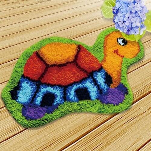 Canva For Carpet Latch Hook Rug Canvas Knoopkussen Dieren Latch Hook Kits Embroidery Carpet Tapijt Kits Fomiaran For Needlework