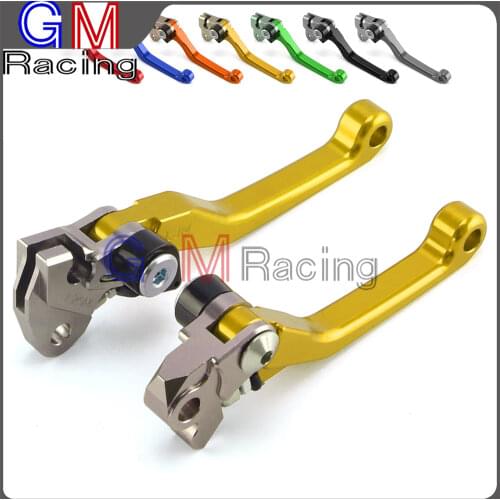 Motorcycle CNC Billet Pivot Foldable Brake Clutch Levers For SUZUKI RMZ250 RMZ450 RMZ 250 450 2017-2017 Dirt Bike