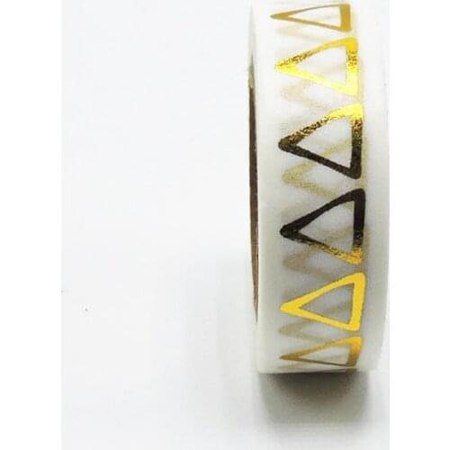 New! Triangle Foil Washi Tape Adhesive Scrapbooking Tools Christmas Party Kawaii Cute Photo Album Decorative Paper Crafts