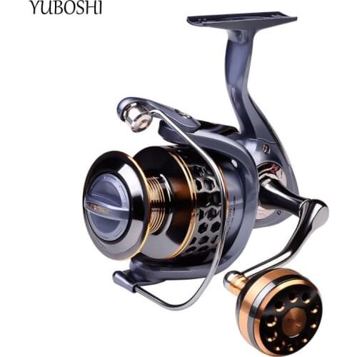 YUBOSHI Brand 2000-7000 Series 5.1:1/5.2:1Gear Ratio Spinning Reel Metal Spool Left/Right Hand Interchangeable Fishing Coil
