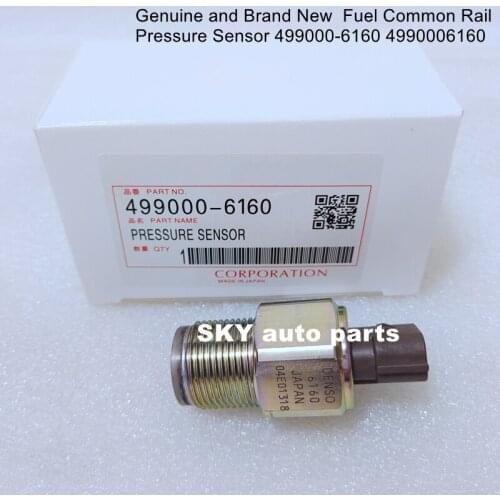 Genuine and Brand New Fuel Common Rail Pressure Sensor 499000-6160 4990006160
