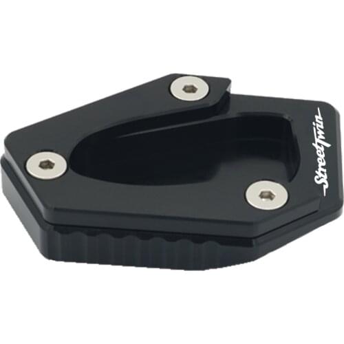 Stand Extension Support Plate Pad For TRIUMPH STREET TWIN 2016-2019 STREETTWIN Side Kickstands enlarger pad 2018 2017