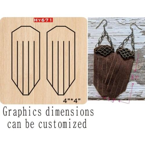 Earring cutting dies 2019 new die cut &wooden dies Suitable for common die cutting machines on the market