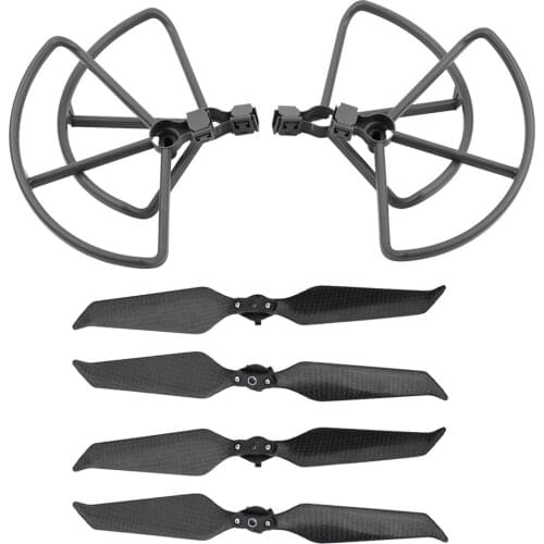 4PCS Propeller Protector 8743F Carbon Fiber Props for DJI Mavic 2 Pro Zoom Drone Low Noise Blade Protective Guard Spare Parts