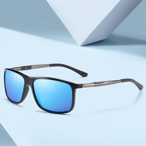 FONDYI Female Women Fashionable Square Sunglasses Polarized UV400 Shades Sun Glasses Shopping Party Gafas de sol 2020 with Case