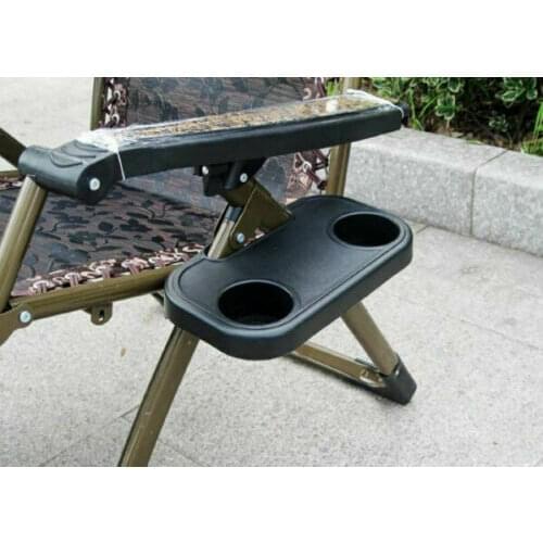 Camping Picnic Outdoor Beach Garden Fishing Chair Sofa Side Table Cup Holder