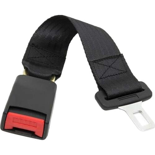 Universal Seat Belt Extender Steel Safety Belt Buckle 36cm Tongue Car Seat Belt Clip Extension Plug Buckle Seat belt Clip