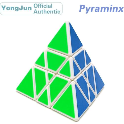YongJun Tower Pyramid 3x3x3 Magic Cube YJ 3x3 Professional Speed Puzzle Antistress Educational Toys For Children