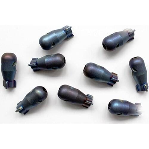 1pcs Titanium EDC Pendant Spoiled Shark Shape Umbrella Rope Pendant Beads Opener Cosplay Prop Decor Collection for Boy Men