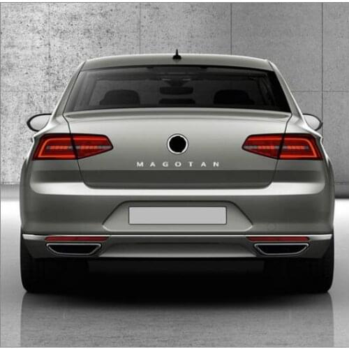 1X ABS MAGOTAN PHAETON Separate Letters Tail Logo Refitting Emblem Badge 3D Sticker for VW Car Styling