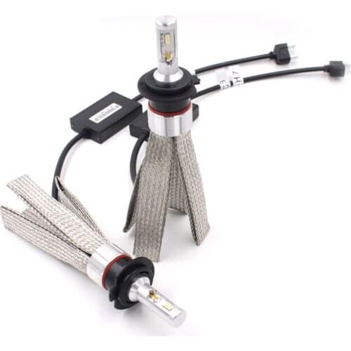 2PCS Car Styling Super Bright High Quality Canbus Car LED Headlight Bulbs Fan H4 H15 Fog Light