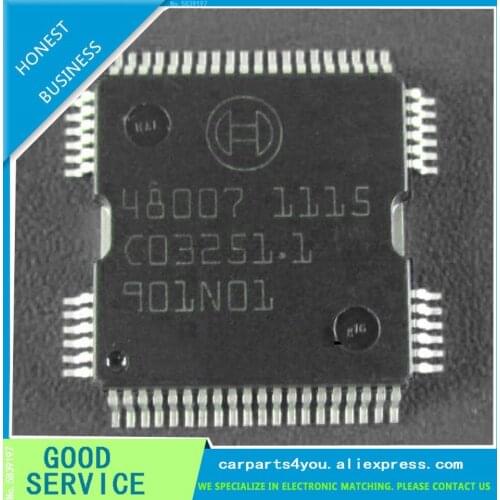 5PCS/LOT 48007 QFP64 Chips for BYD Roewe BOSCH car engine computer fuel injection pump driver block chip ICs Auto IC