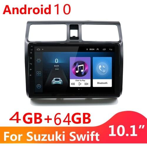 Android 10.0 CarPlay GPS FM AM Multimedia Player For Suzuki Swift 2003-2005 2006 2007 2008-2010 Android Auto GPS 2 din autoradio