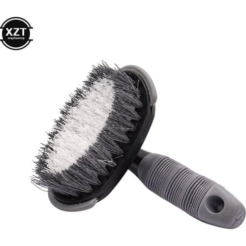 Automotive Vehicle Car Wheel Hub Rim Tyre Bend Shank Scrubbing Cleaning Brush Cleaner Car Wash Brushes Auto Maintenance