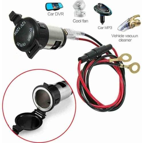 Auto Cigarette Lighter Solar Female Female Female Motorcycle Modified Cigarette Lighter