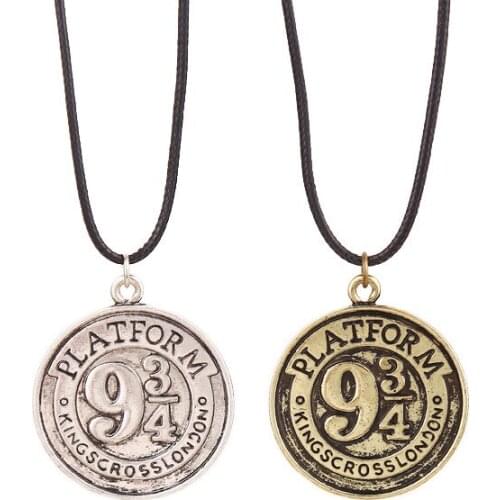 Harri 9 3/4 Coin Chain Choker Necklace For Women Potter Gold Silver Color Fashion Chain Necklaces Jewelry Birthday Gift