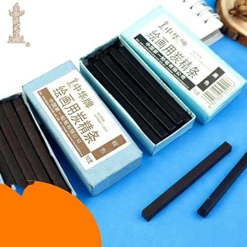 Black Charcoal Bar Brown Charcoal Water Soluble Charcoal Pencil Design Type Drawing Sketch Pencil Sketch Painting Supplies