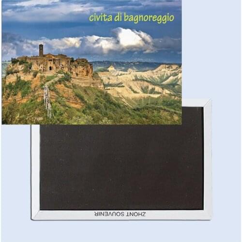 Civita di bagnoreggio Caribbean Tourist Souvenir Magic Phots Magnets 26328 Rigid Hard Magic fridge Magnets