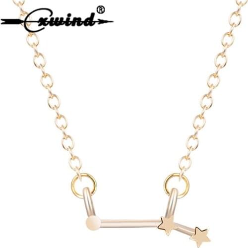 Cxwind Birthday Present! 1Pcs Retail Aries Necklace Zodiac Sign Astrology Necklace Constellation Friendship Necklace 21/3-19/4