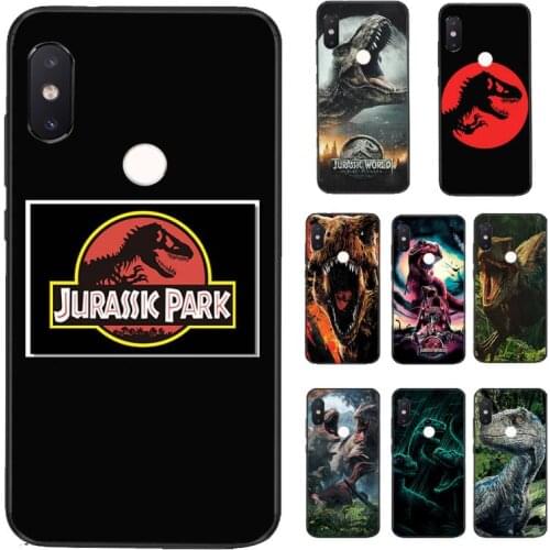FHNBLJ Jurassic Park Dinosaur Jurassic World Phone Case for Xiaomi Redmi 5 5Plus 6 6A 4X 7 7A 8 8A 9 Note 5 5A 6 7 8 8Pro 8T 9