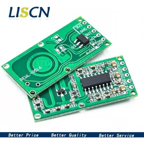 RCWL-0516 microwave radar sensor module Human body induction switch module Intelligent sensor