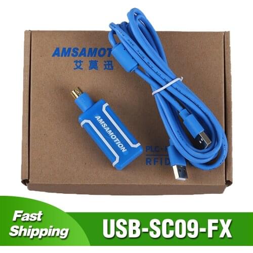 LATEST VERSION PROTABLE USB-SC09-FX For MELSEC PLC PROGRAMMING CABLE MITSUBISHI FX SERIES ADPATER DOWNLOAD CABLE