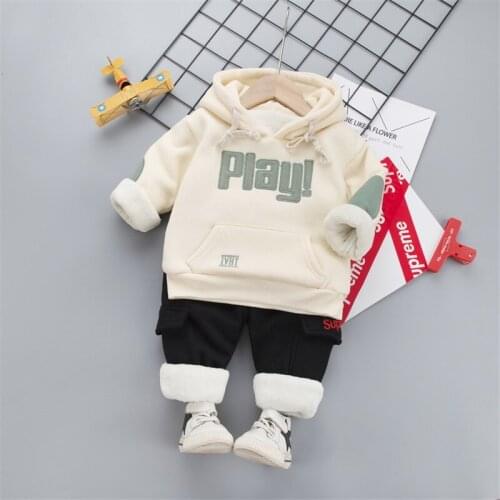 Baby Boys Clothing Sets Autumn Winter Boy Set Sport Suits Letter Girls Coats Hoodies Pants 2pcs/set Kids Clothes Set 0-5 YEARS