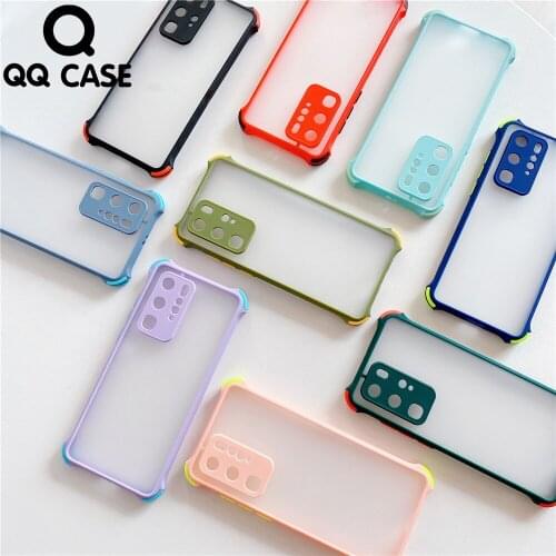 Matte Soft TPU Frame Shockproof Case For Samsung J2 J4 Prime Core Note 8 9 10 20 Pro Lite Ultra S8 S9 S10 S10E S20 Ultra Plus