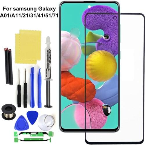 Outer Touch Screen Digitizer Replacement Kit Tool for Samsung Galaxy A01/A51/A71