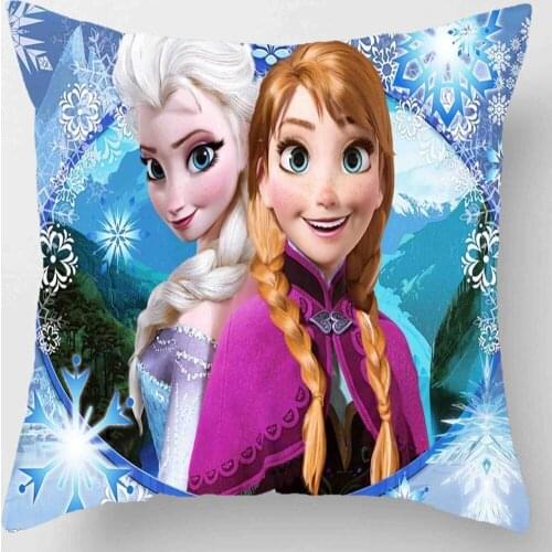 Discounts Frozen Elsa Anna Princess Girls Decorative/nap Pillow Cases Cushion Cover 1 Piece on Bed Sofa Children Birthday Gift