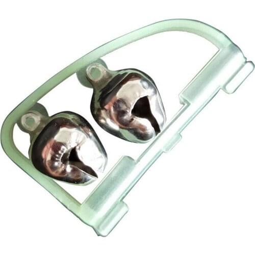 Luminous Light Twin Bells Clip On Night Fishing Tools Rod Bite Alarm Portable Fast Fishing Rod Pesca Tackle Accessories