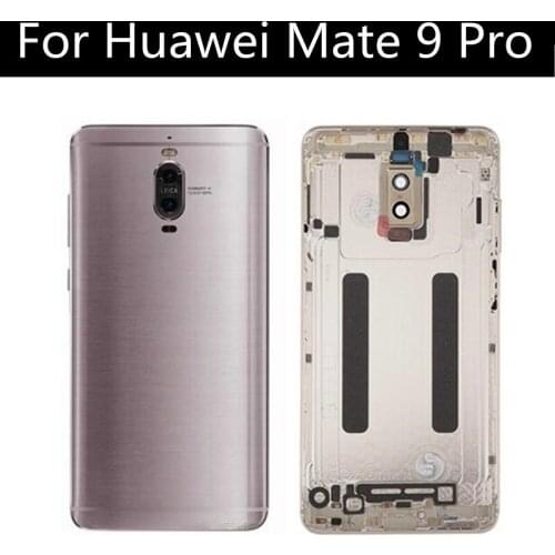 For Huawei MATE 9 PRO Rear Back Battery Cover Housing with Power Volume Button Side Buttons+ Camera Lens Back Cover Door