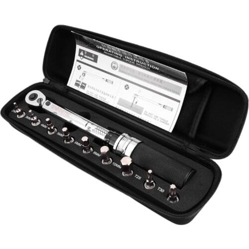 1/4inch 1-25NM Click Adjustable Torque Wrench Bicycle Repair tools kit set tool bike repair spanner hand tool set