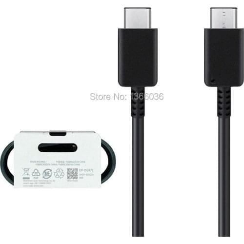 10pcs USB Type C Cable to USB C Cable For S amsung QC3.0 Fast Charging Cable For S amsung Note 10 G alaxy S10 S9 Plus Wire Cord