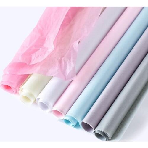 20pcs/set High-quality 50*70cm Tissue Paper Flower Clothing Shirt Shoes Gift Packaging Craft Paper Roll Wine Wrapping Papers