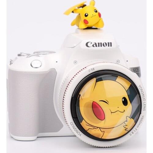3D Cartoon Pikachu Pokemon doll Flashlight Hot Shoe protect cover For Canon Nikon Fujifilm Samsung Leica sony Olympu Camera
