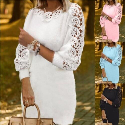 Abninigee Fashionable Knitted Dresses