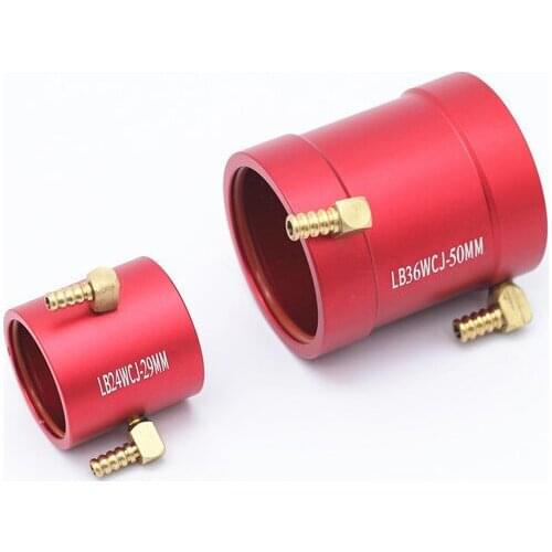 Die aluminum alloy water-cooled jacket DIY remote control brushless electric ship B24 B36 motor sealed heat dissipation