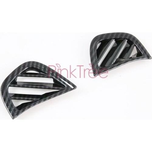 For Chevrolet Blazer 2019 2020 ABS Chrome Front Air Conditioner Outlet Frame Cover Trim Car Accessories