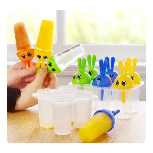 DIY Ice Cream Tools with Cover Creative Homemade Ice Cream Mold in Popsicle Mole Popsicle Sticks Free Shipping Ice Cream Sticks